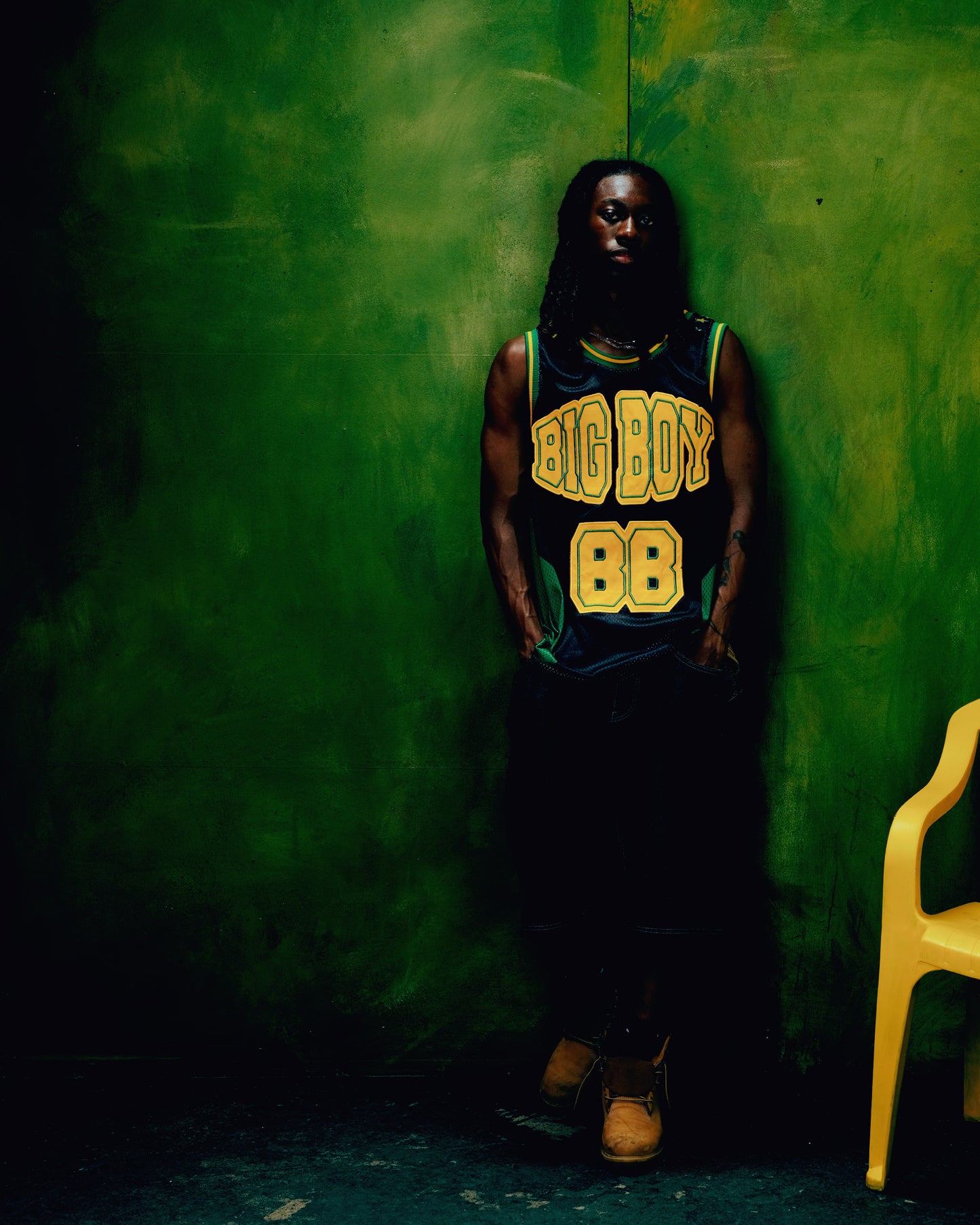 BALL JERSEY - GREEN/YELLOW