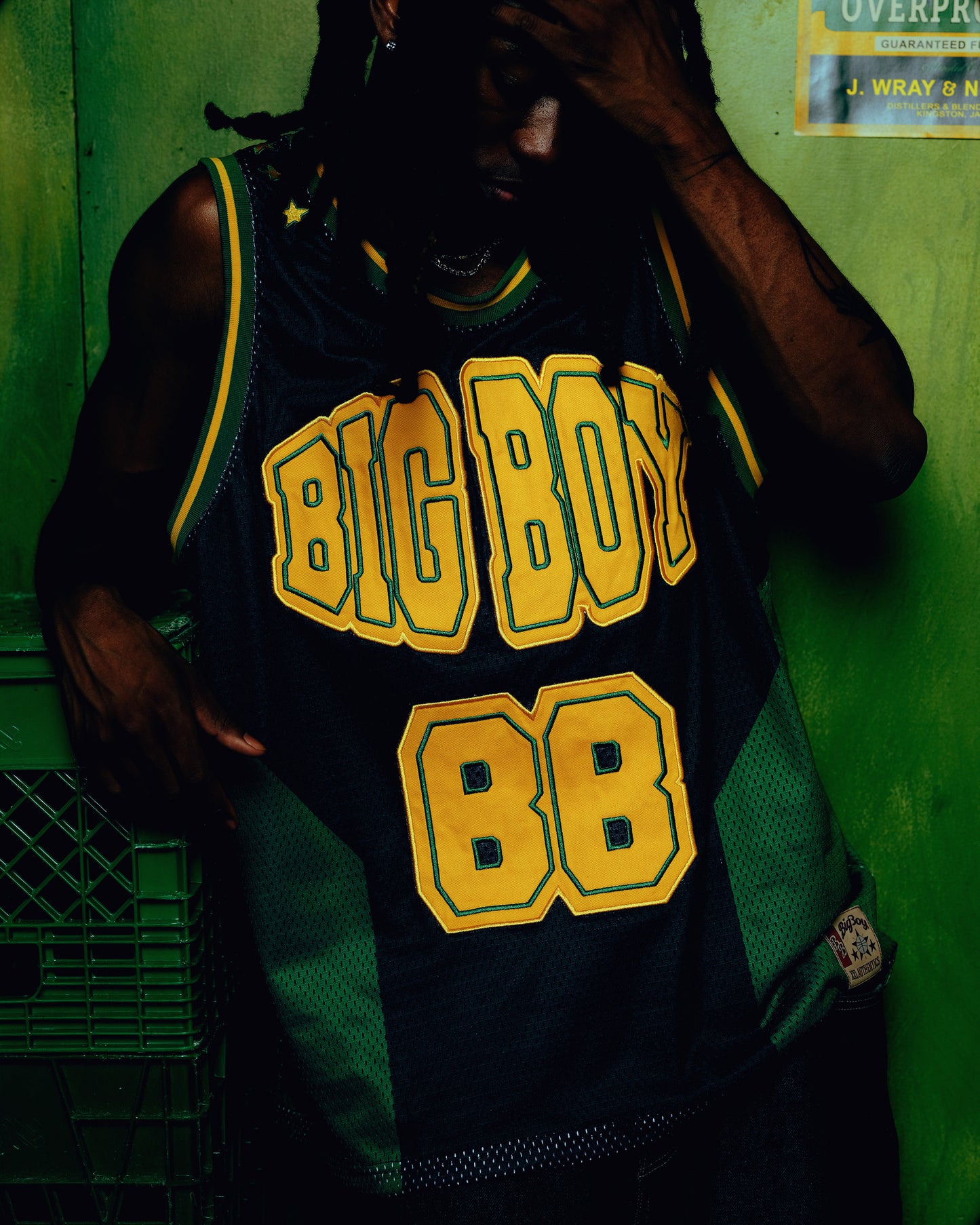 BALL JERSEY - GREEN/YELLOW