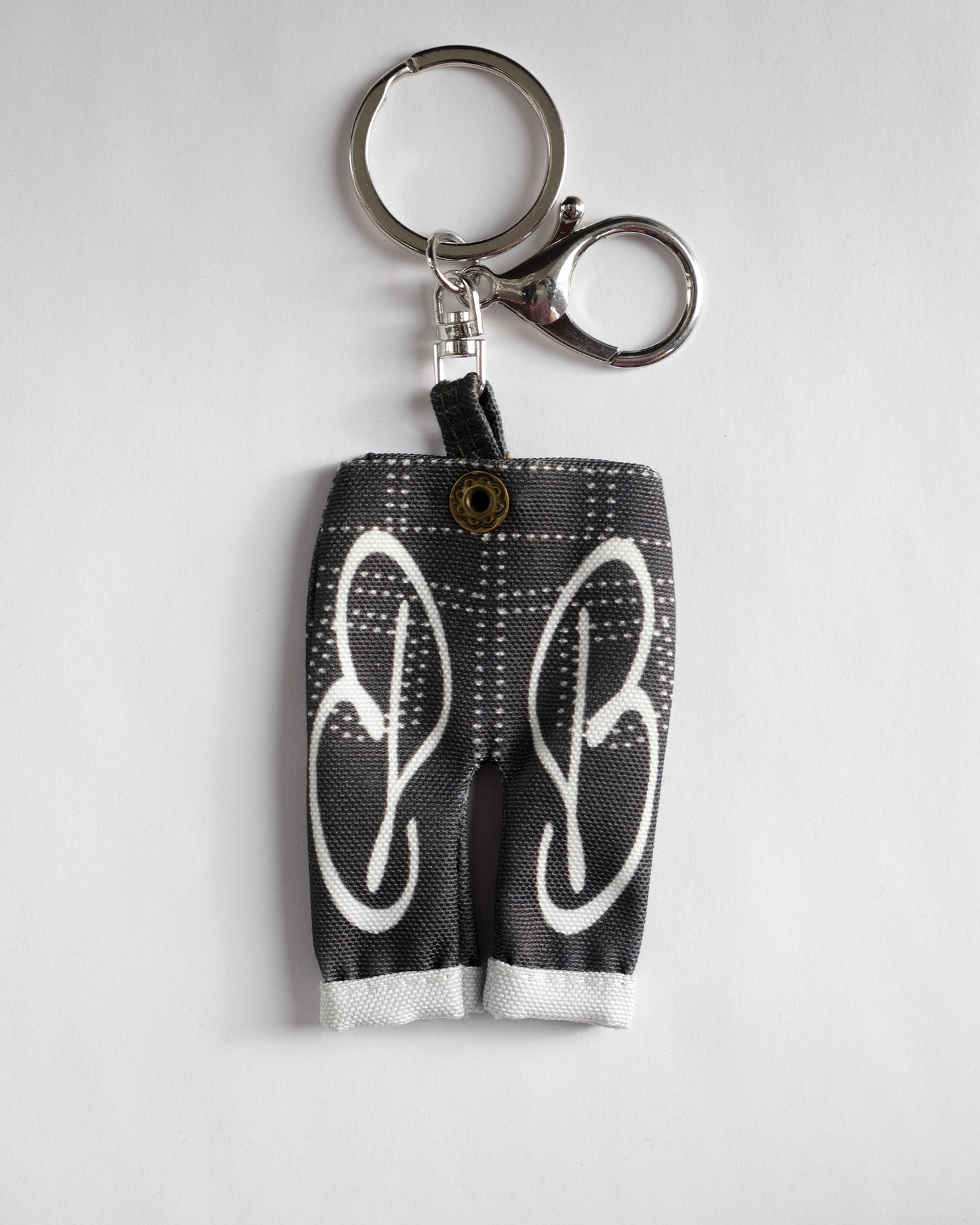 Mini Denim Keychain (Air Tag Holder)