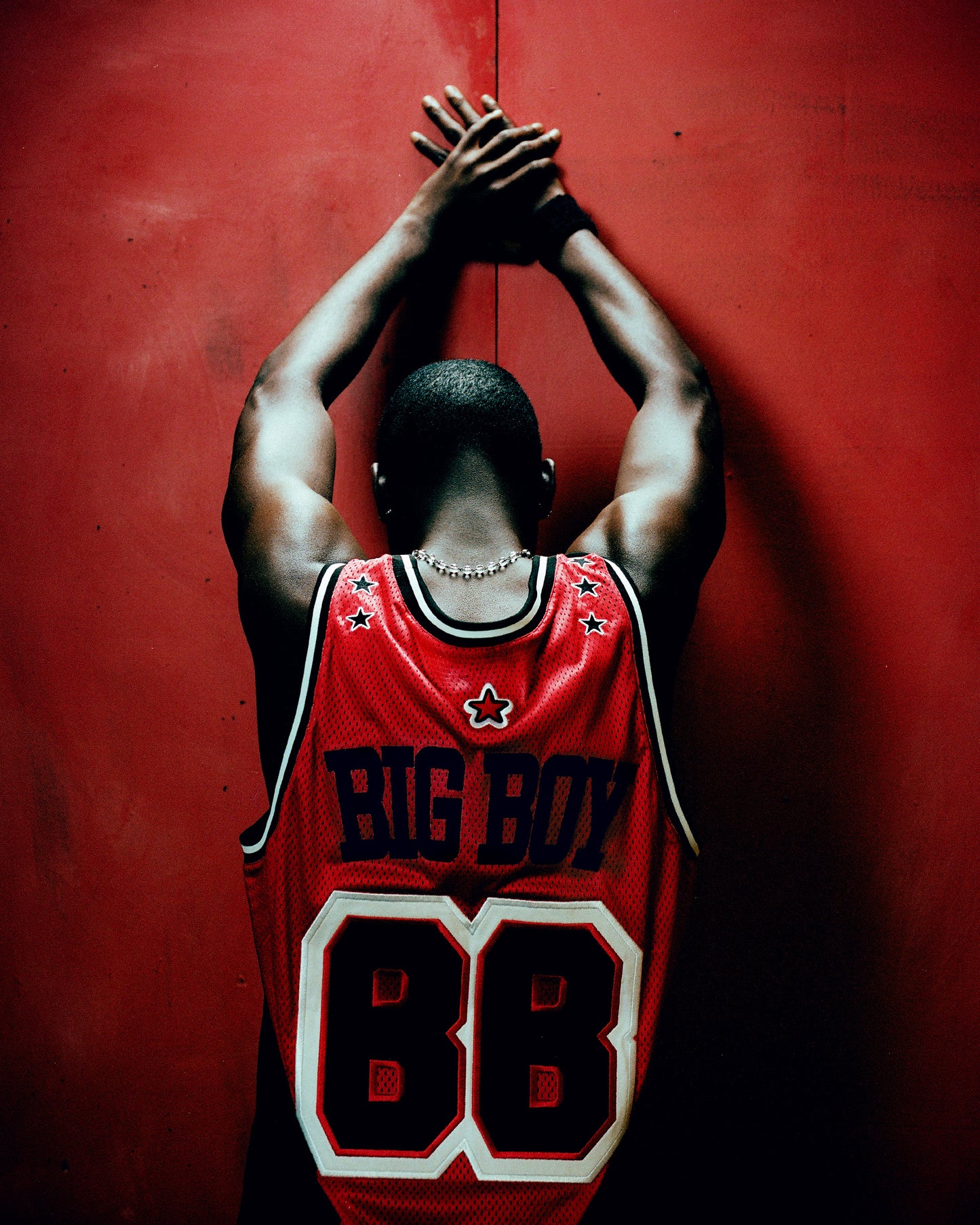 BALL JERSEY - RED/BLACK