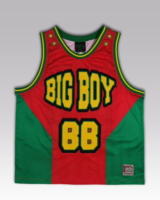 BALL JERSEY - RED/GREEN