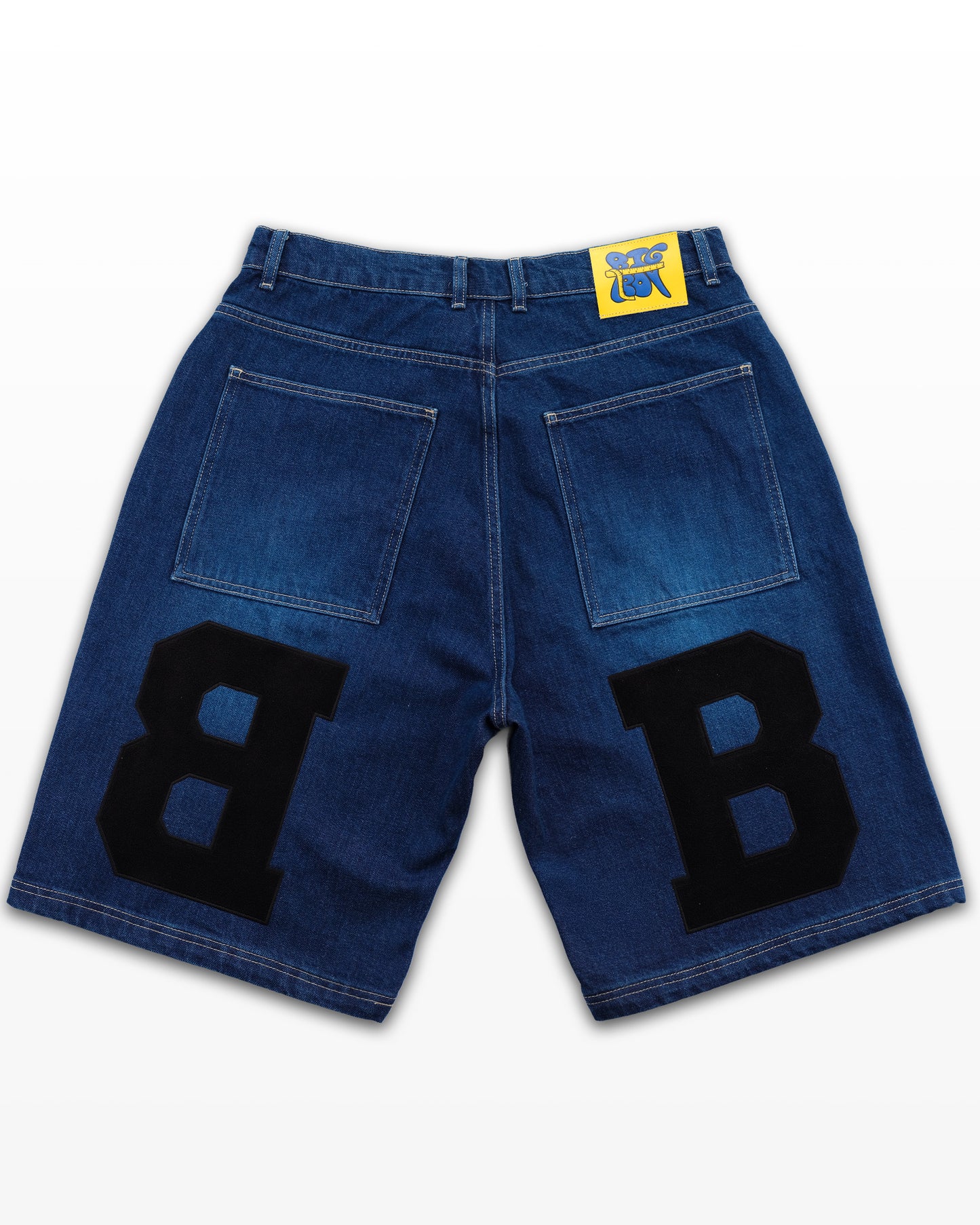 BLUE DENIM SHORTS