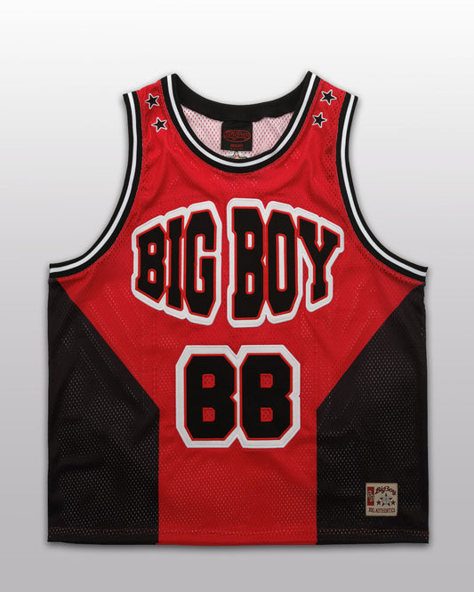 BALL JERSEY - RED/BLACK
