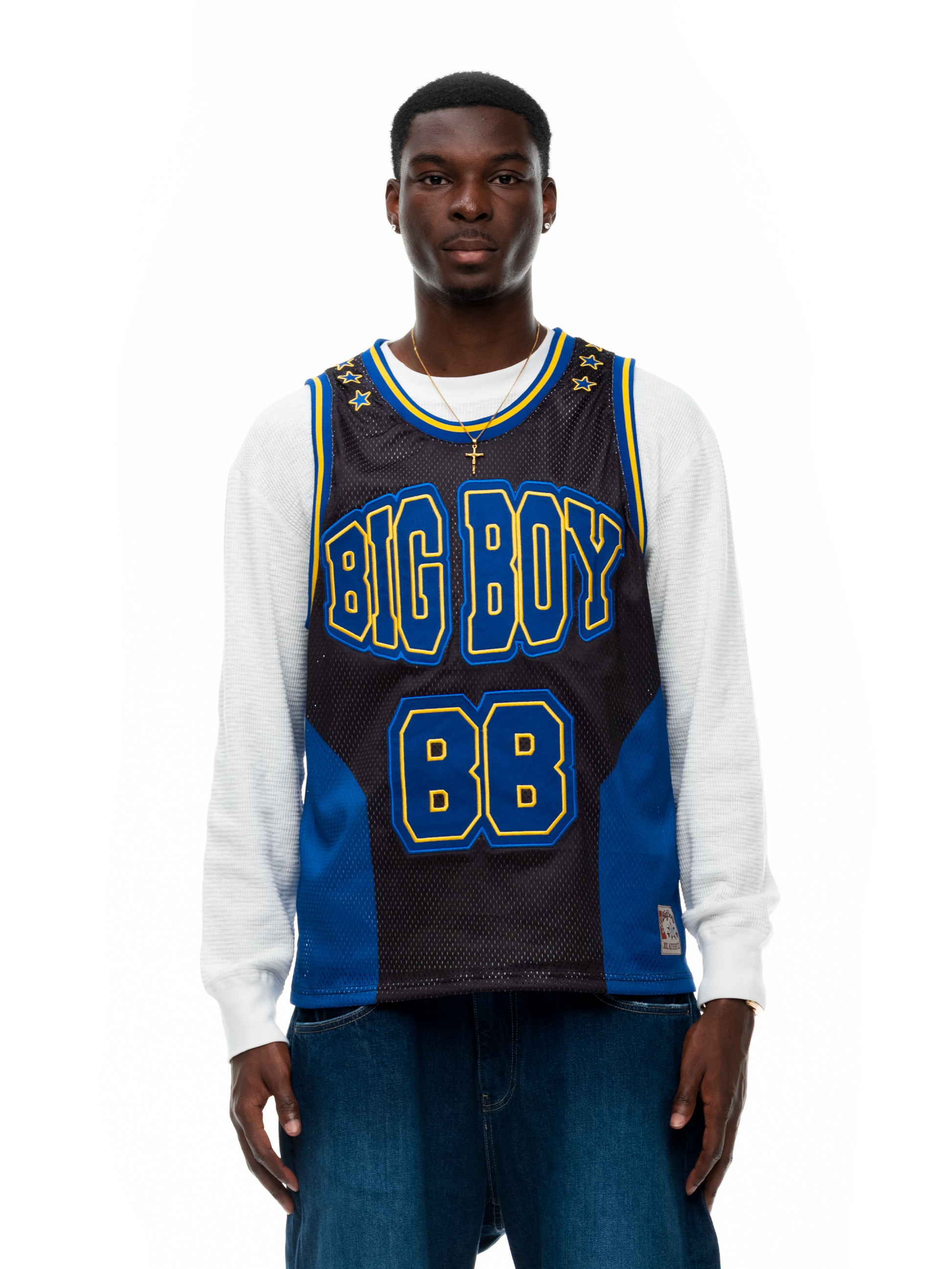 BALL JERSEY - BLUE/BLACK