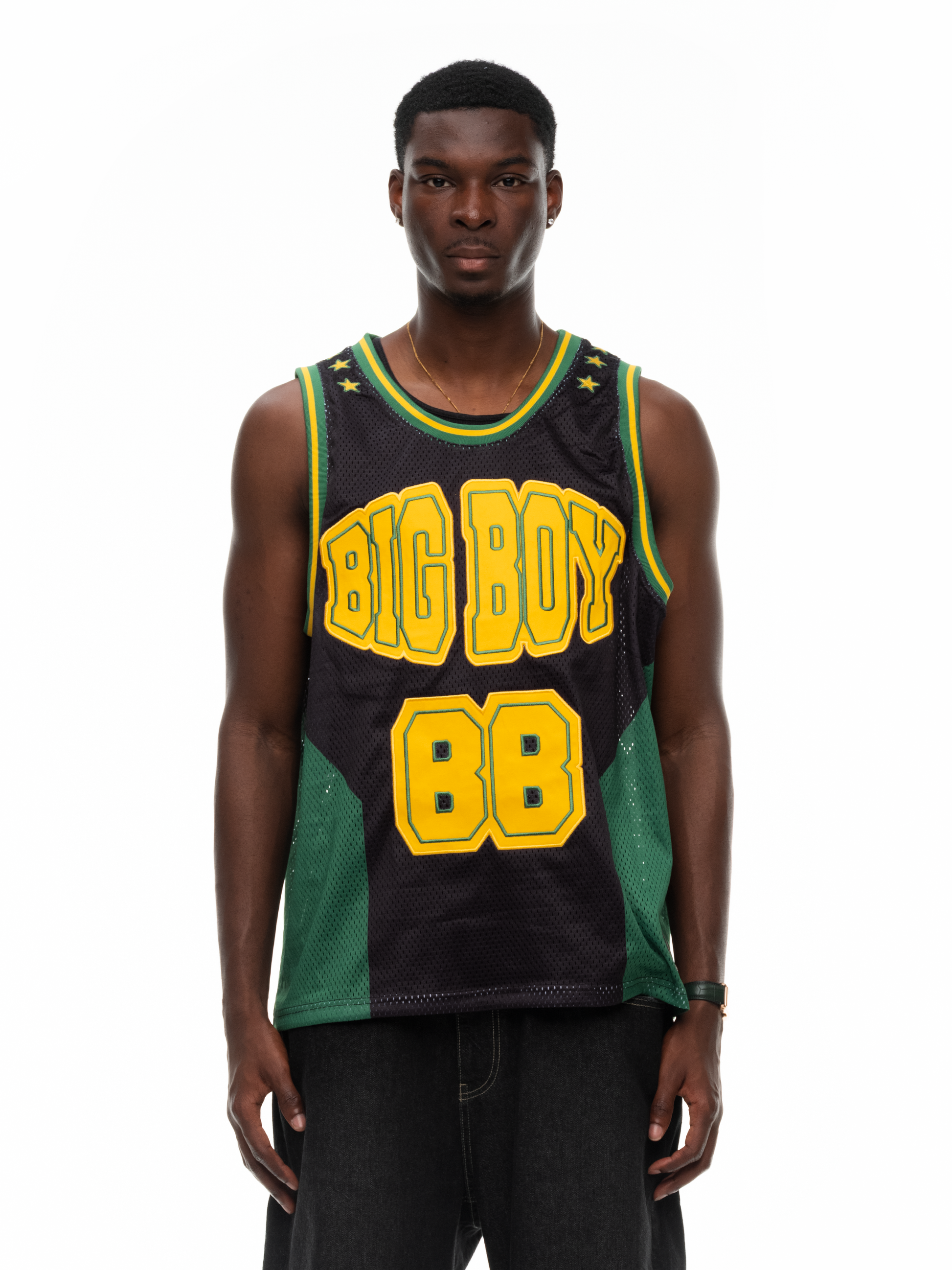 BALL JERSEY - GREEN/YELLOW