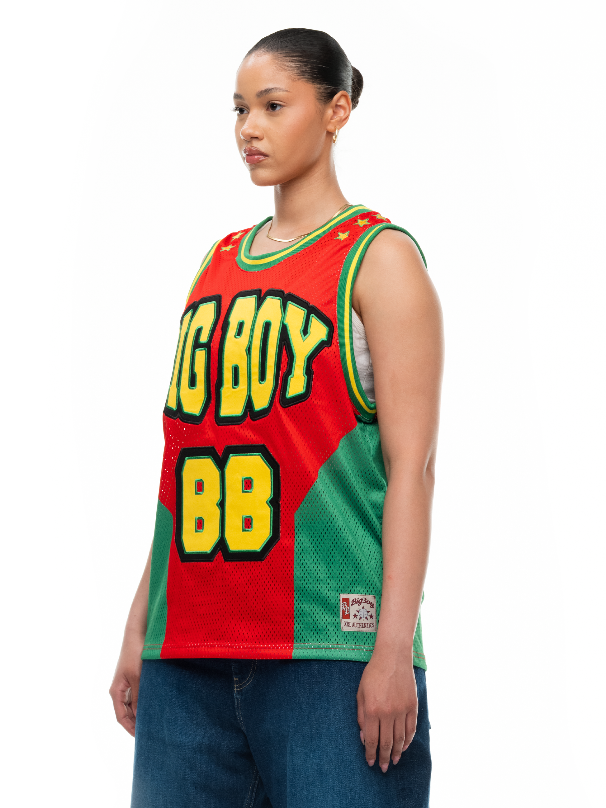 BALL JERSEY - RED/GREEN