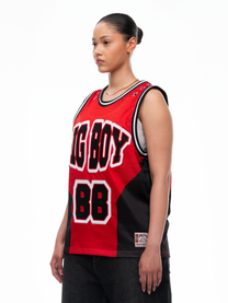 BALL JERSEY - RED/BLACK