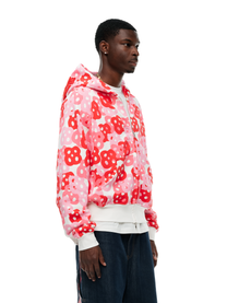 THINK-BIG CHERRY BLOSSOM CAMO ZIP UP