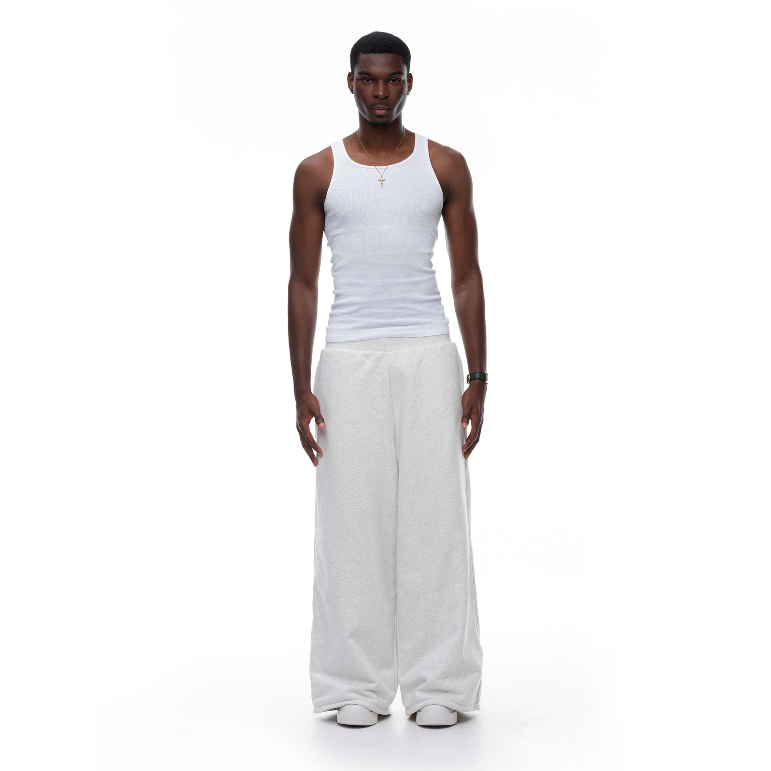 HEAVY DOUBLE LAYERED SWEAT-PANTS