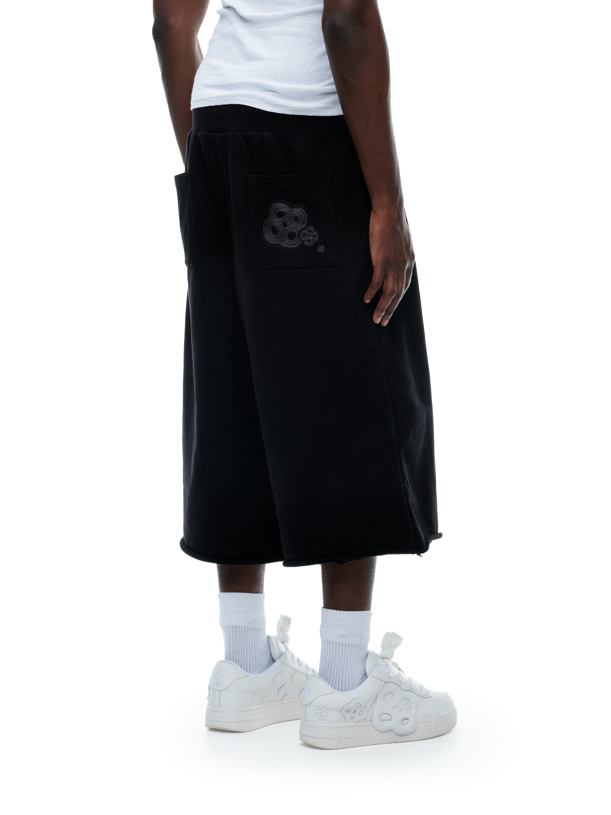 HEAVY DOUBLE LAYERED SWEATSHORTS