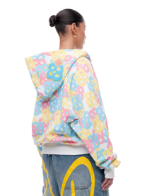 THINK-BIG COTTON CANDY CAMO ZIP UP