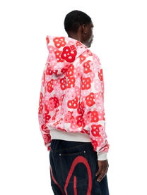 THINK-BIG CHERRY BLOSSOM CAMO ZIP UP