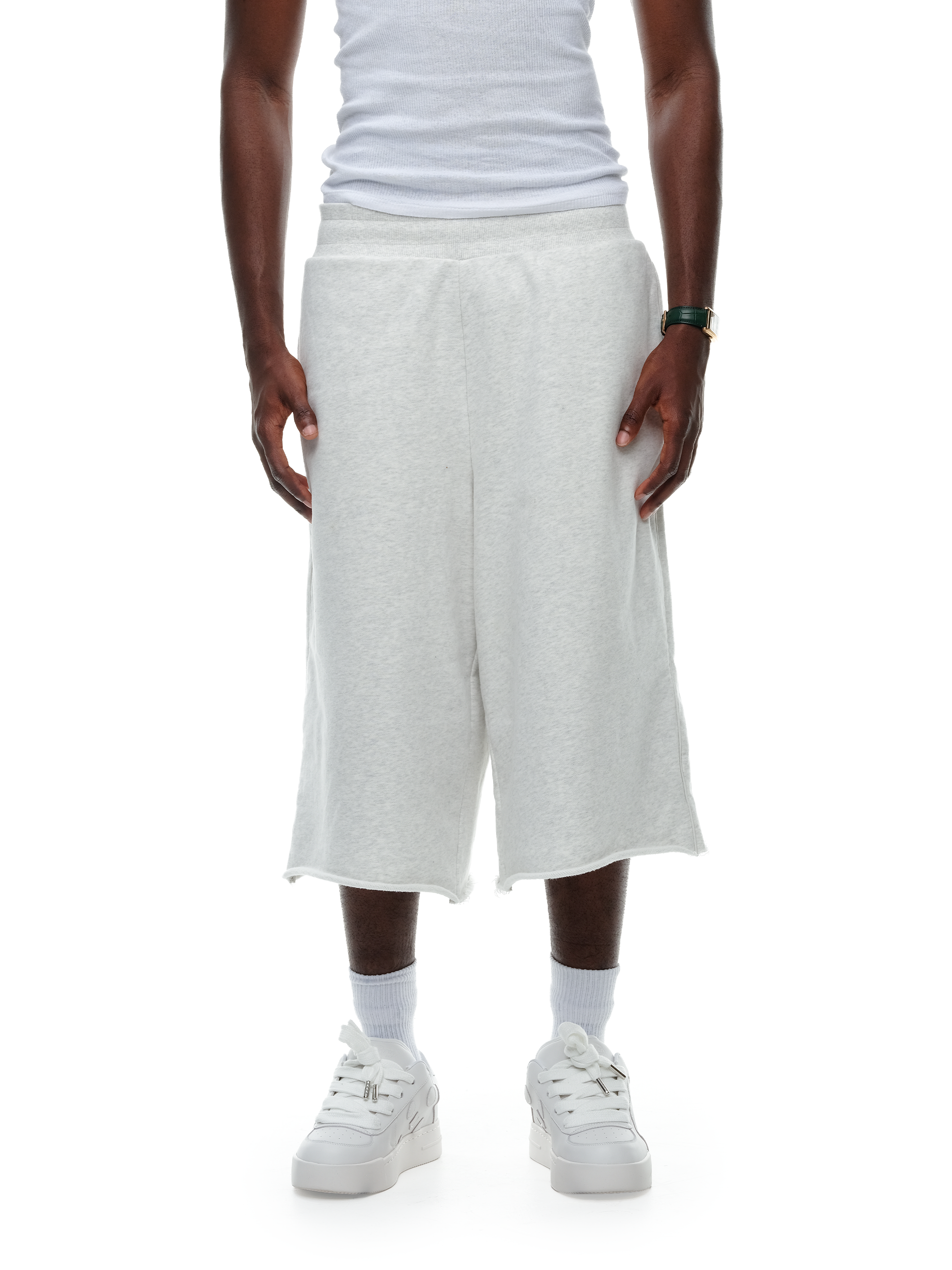 HEAVY DOUBLE LAYERED SWEATSHORTS
