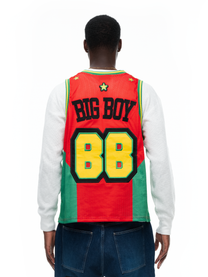 BALL JERSEY - RED/GREEN