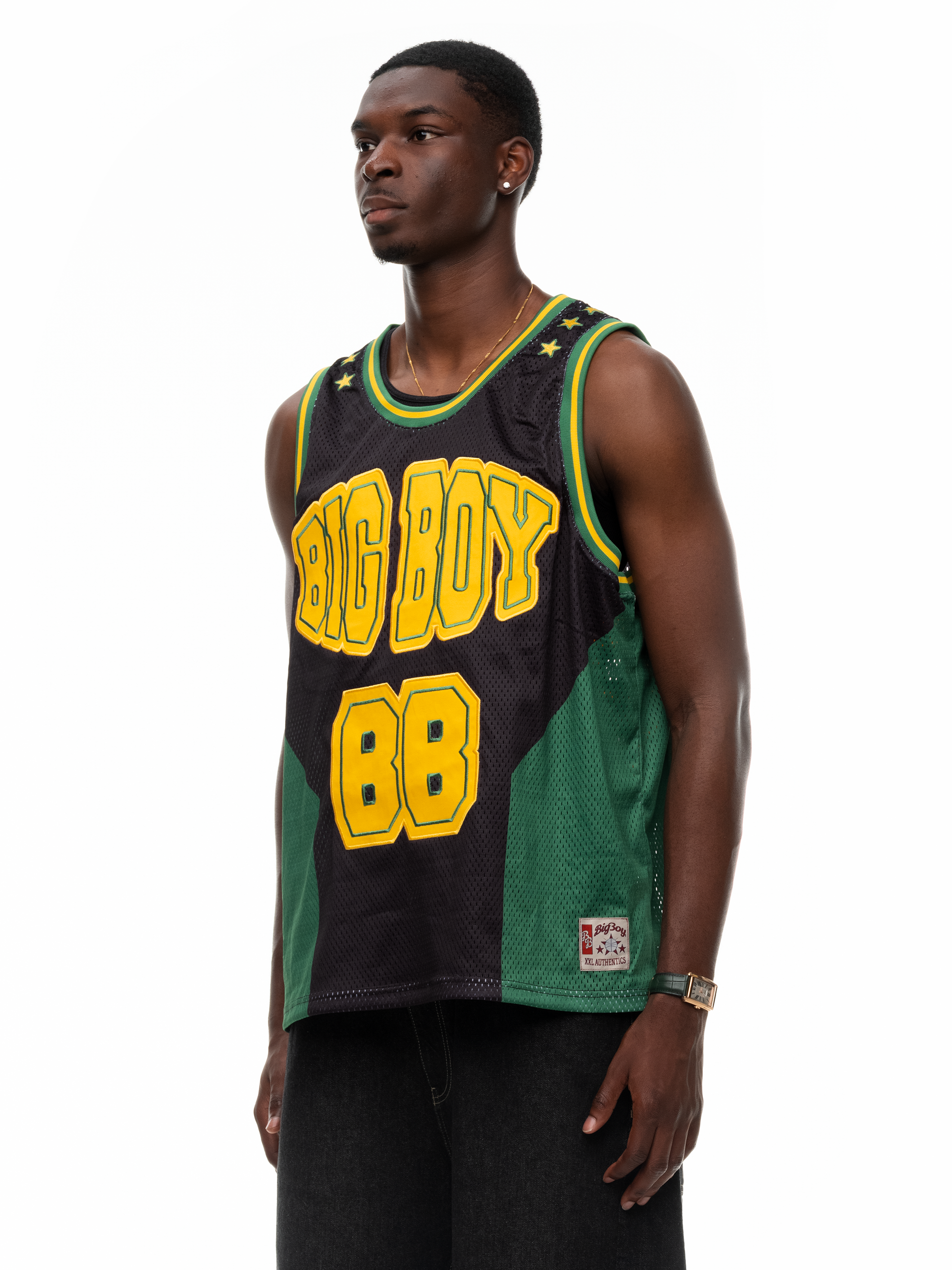 BALL JERSEY - GREEN/YELLOW