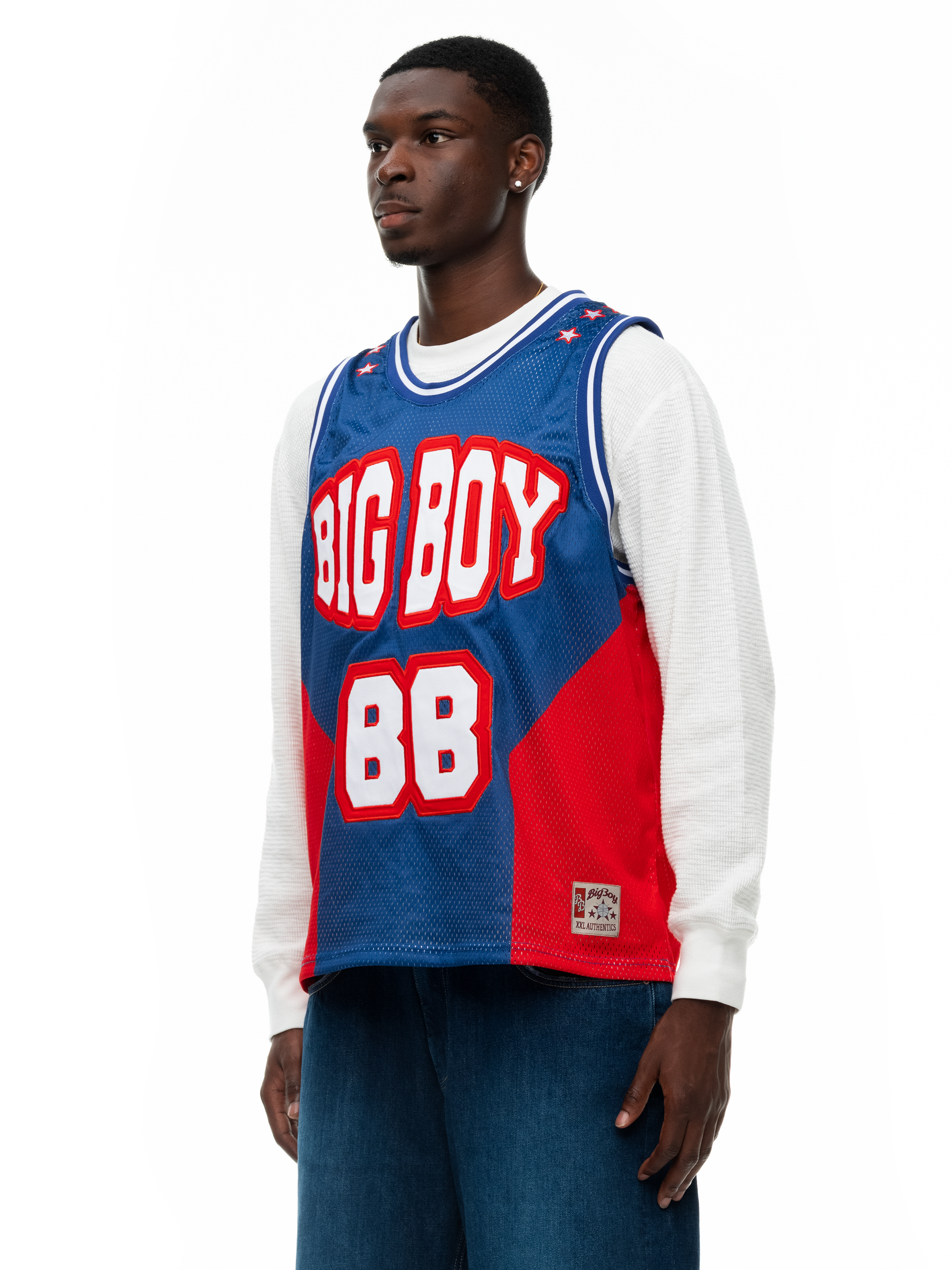 BALL JERSEY - BLUE/RED