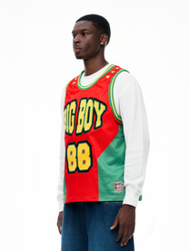 BALL JERSEY - RED/GREEN
