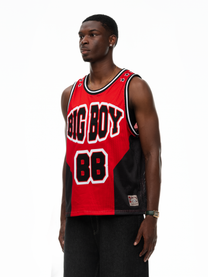 BALL JERSEY - RED/BLACK