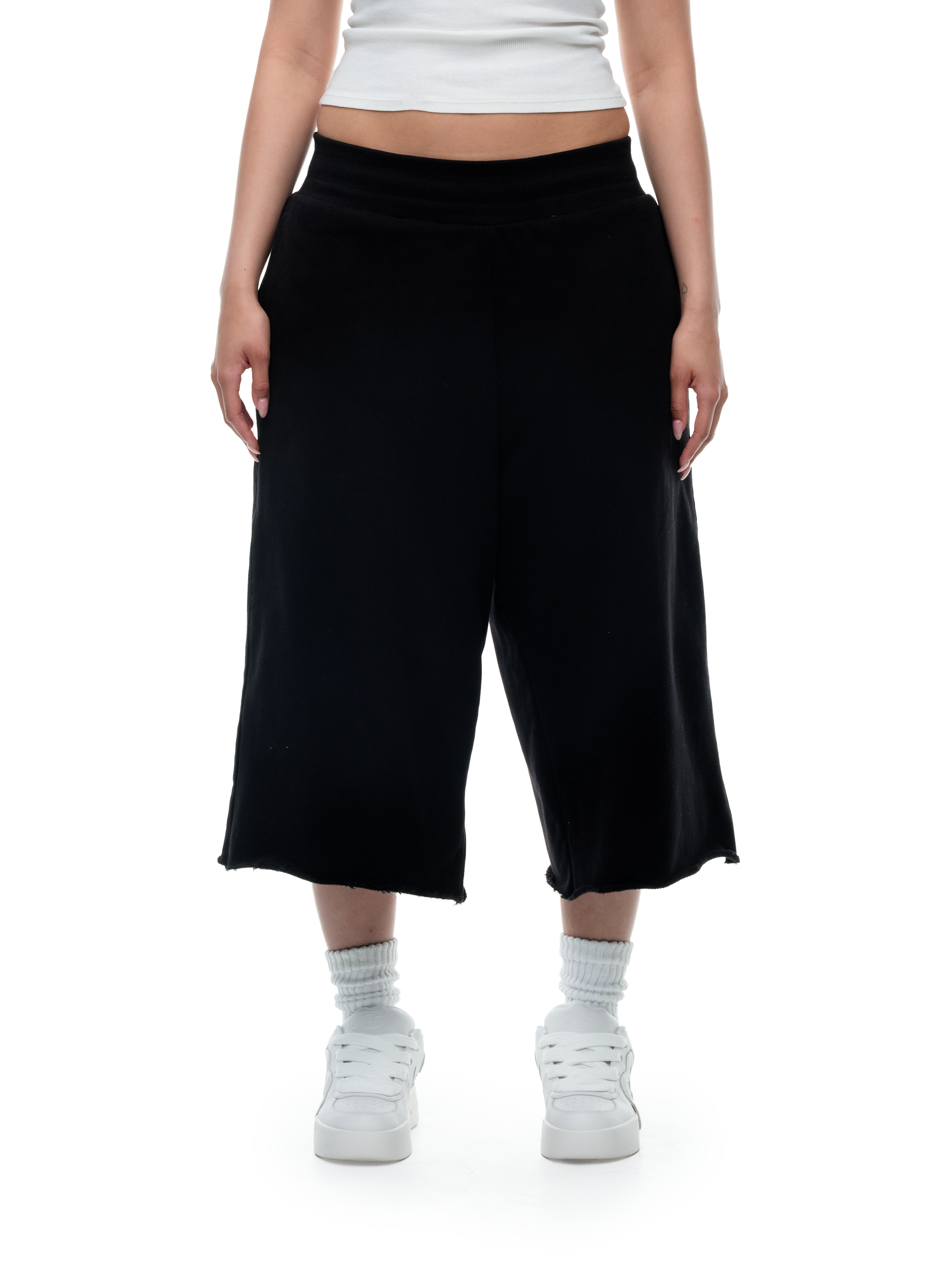 HEAVY DOUBLE LAYERED SWEATSHORTS