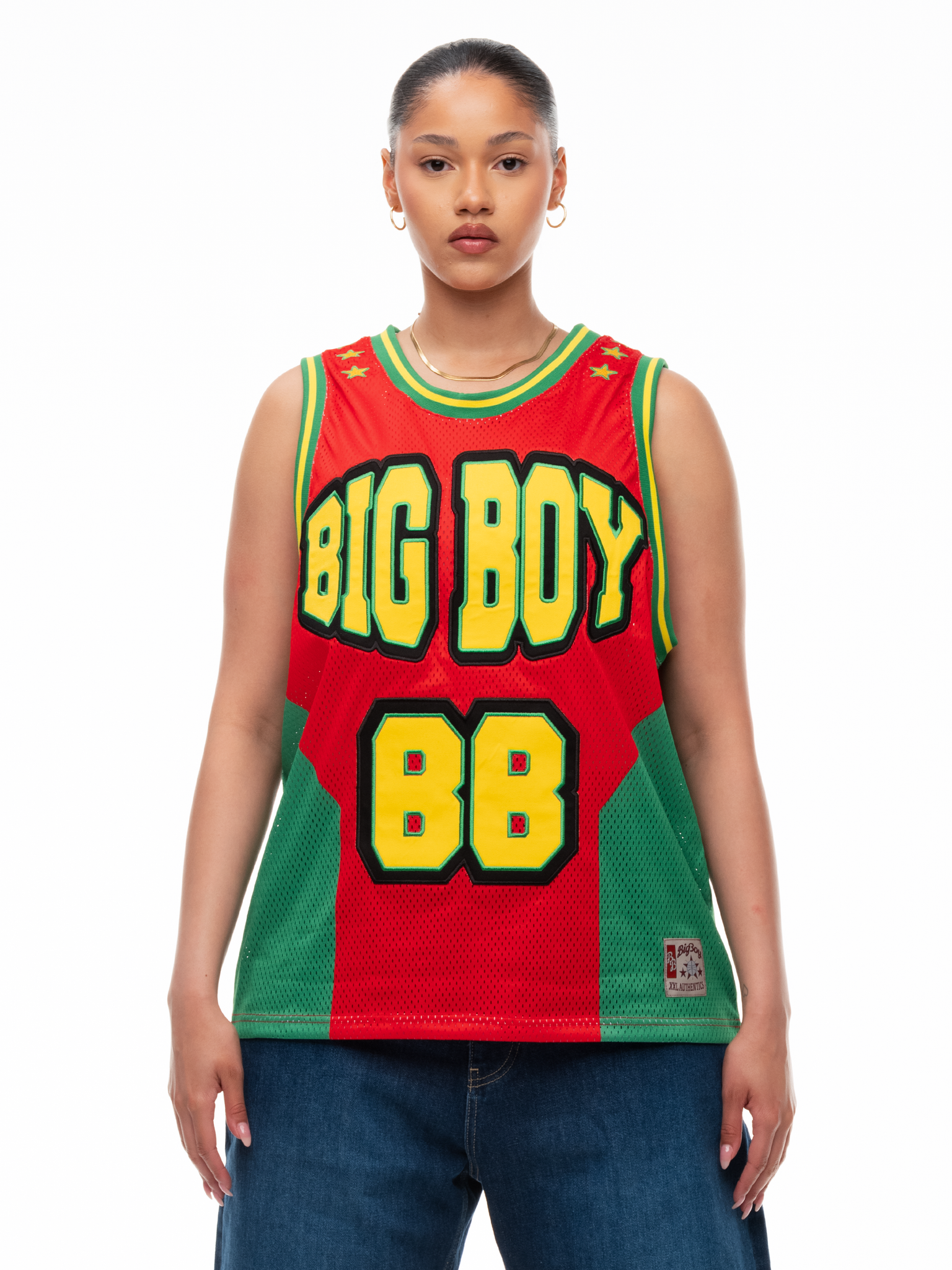 BALL JERSEY - RED/GREEN