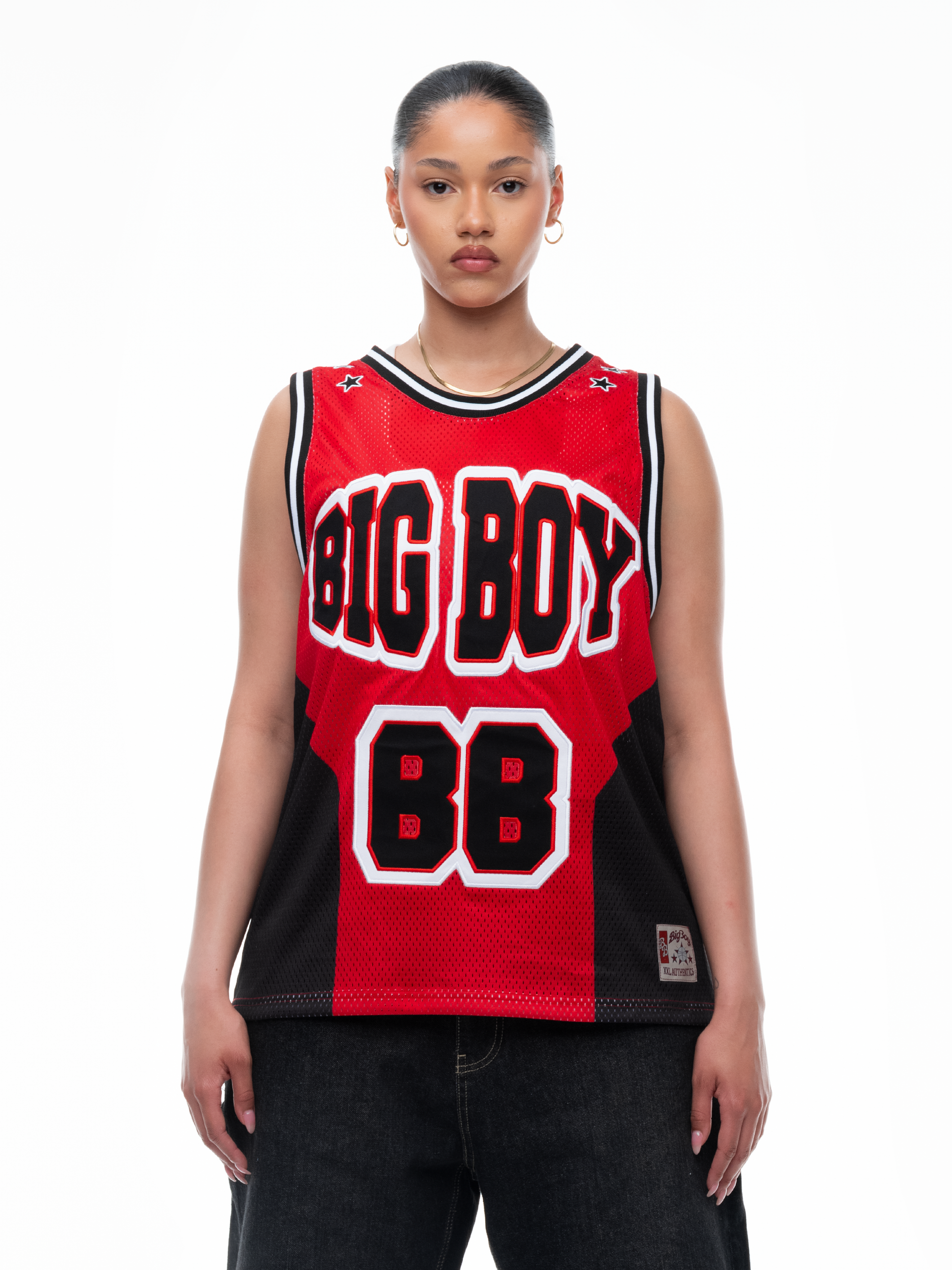 BALL JERSEY - RED/BLACK