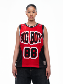 BALL JERSEY - RED/BLACK