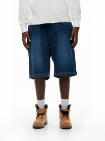 BLUE DENIM SHORTS