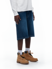 BLUE DENIM SHORTS