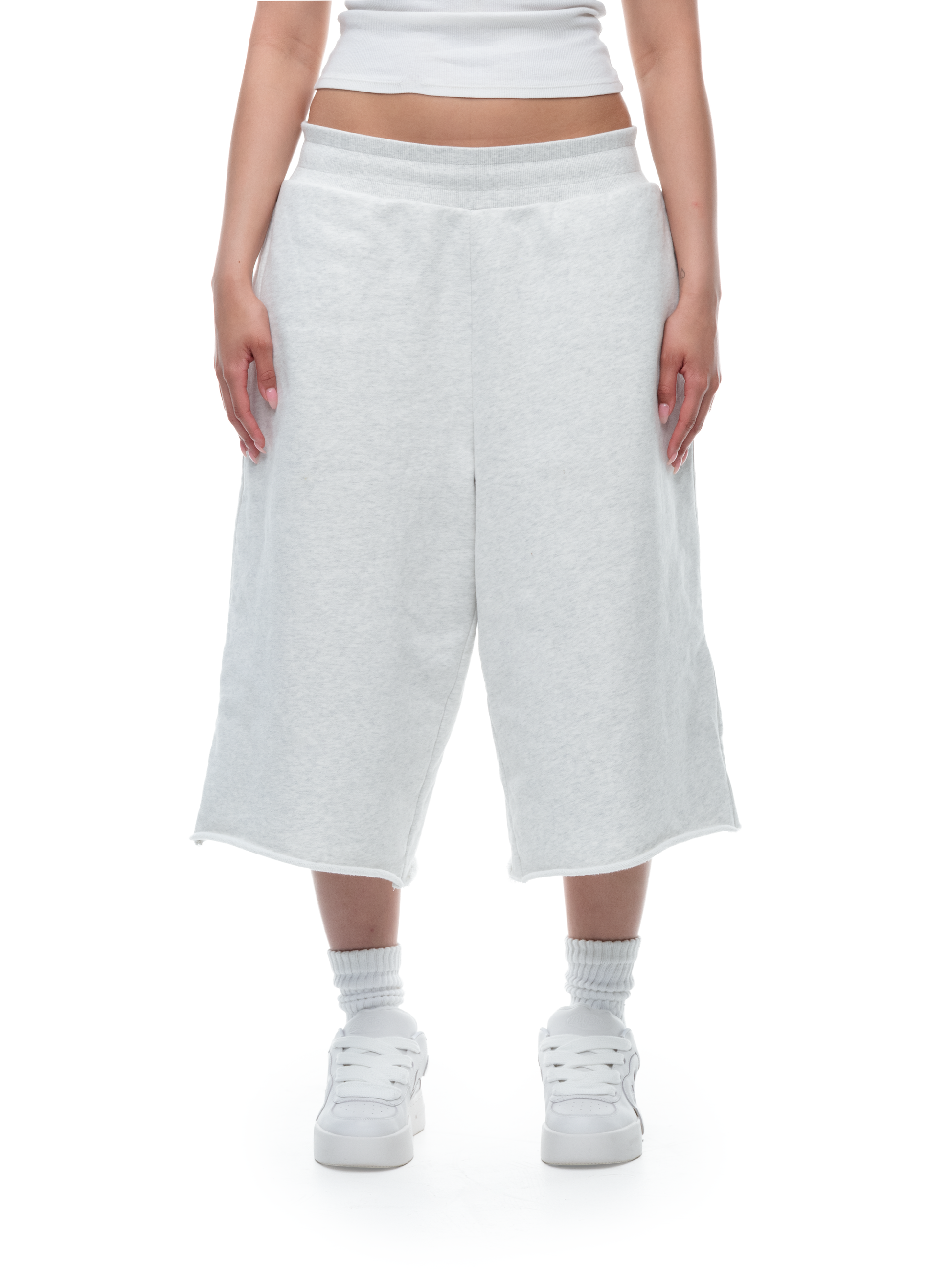 HEAVY DOUBLE LAYERED SWEATSHORTS