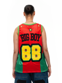 BALL JERSEY - RED/GREEN