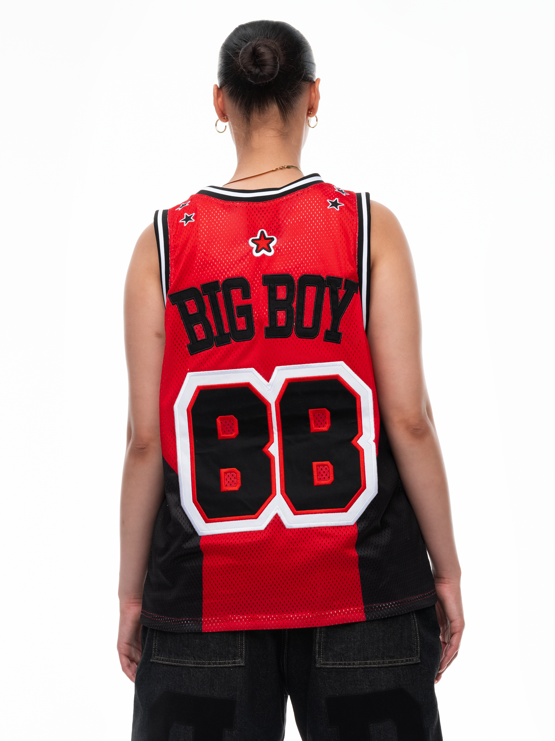 BALL JERSEY - RED/BLACK