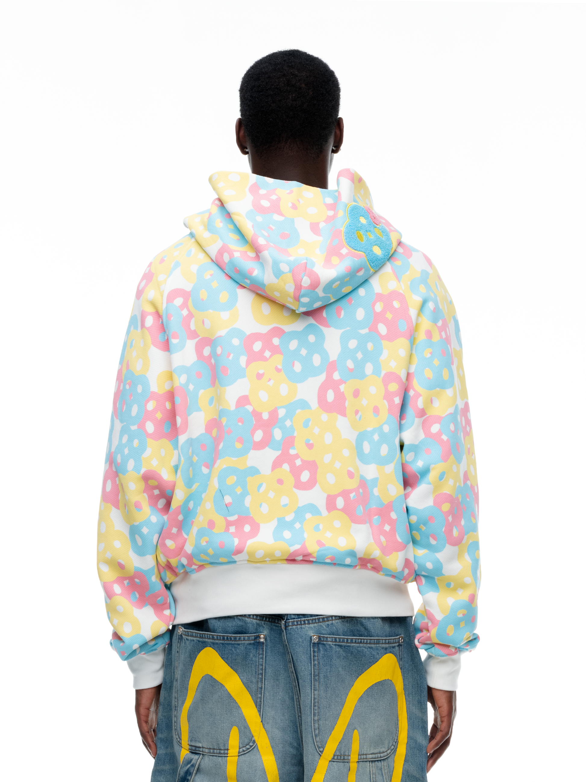 THINK-BIG COTTON CANDY CAMO ZIP UP