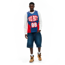 BALL JERSEY - BLUE/RED