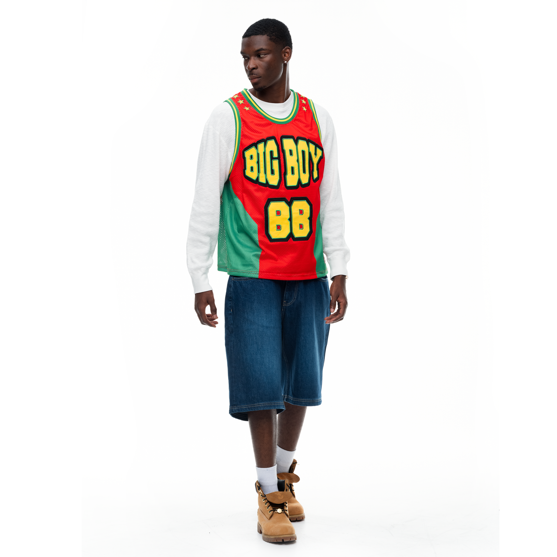 BALL JERSEY - RED/GREEN