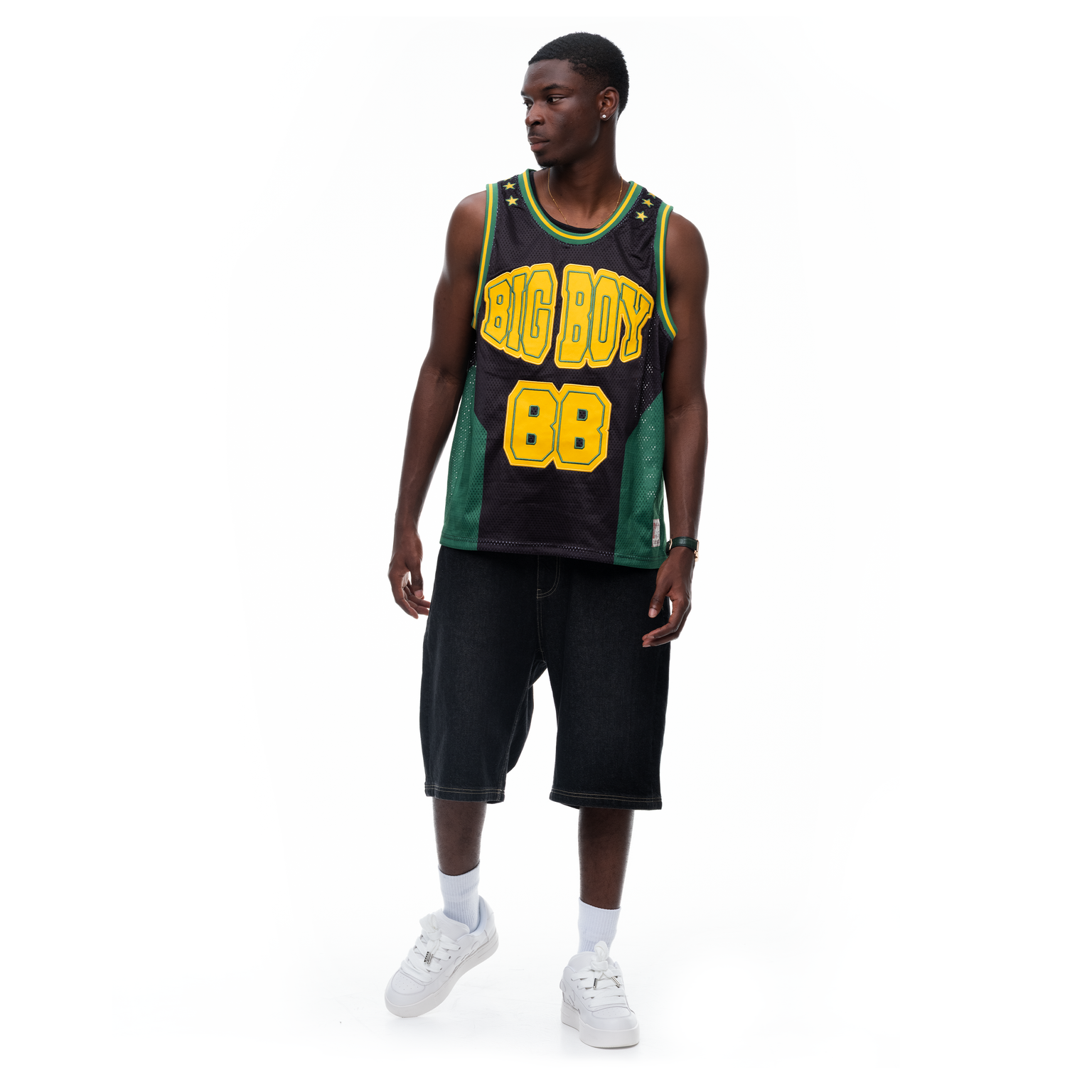 BALL JERSEY - GREEN/YELLOW
